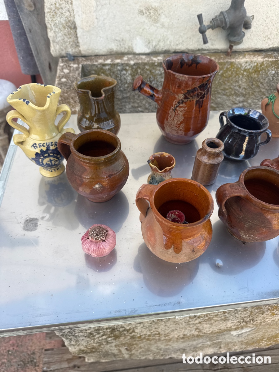 Antig&uuml;edades: Lote de jarras, De Barro - Foto 2