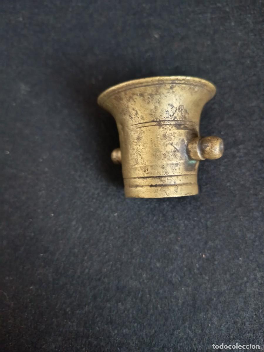 Antig&uuml;edades: Almirez antiguo de bronce - Foto 1