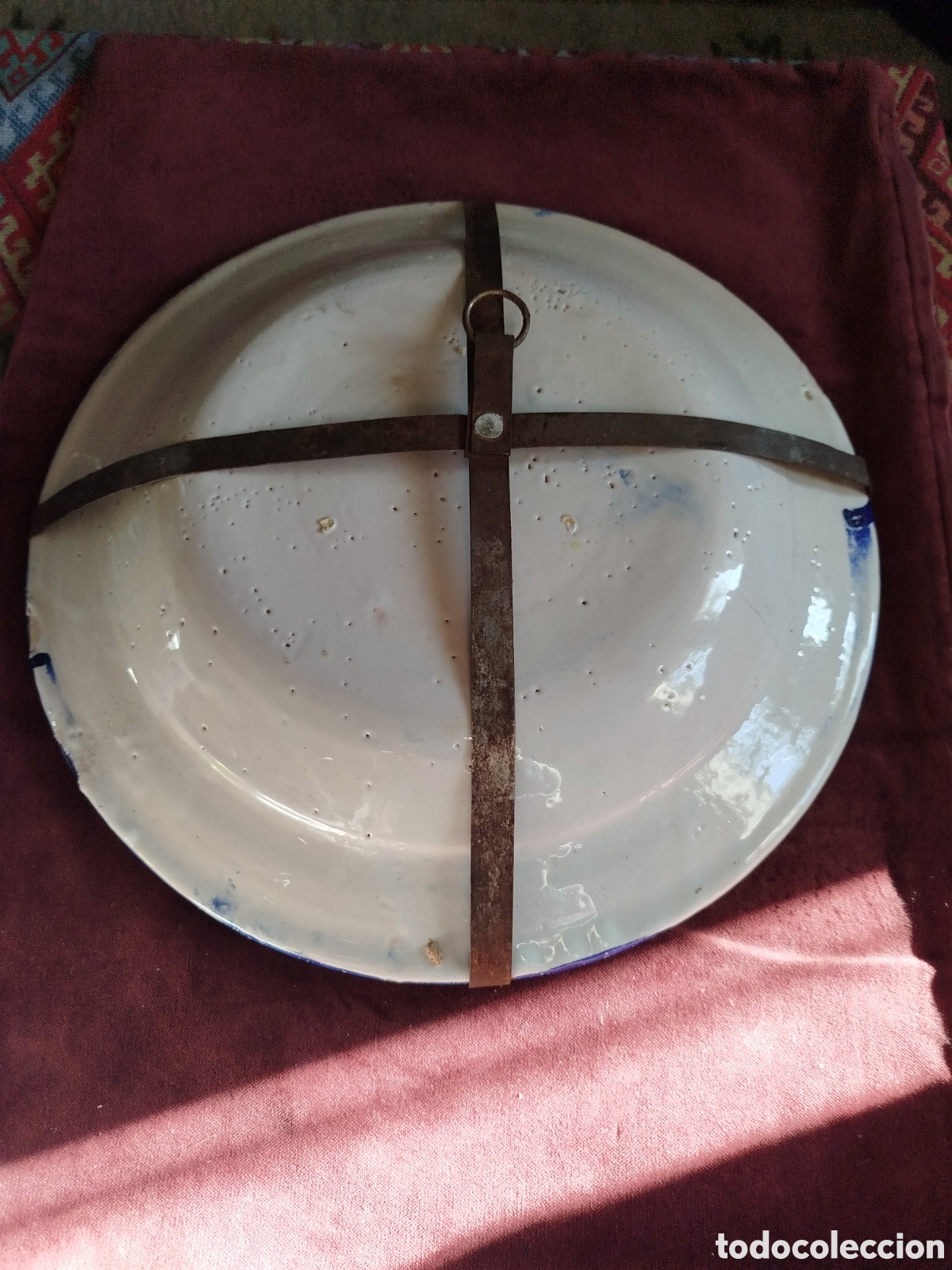 Antig&uuml;edades: Plato de cer&aacute;mica con pajaritos - Foto 2