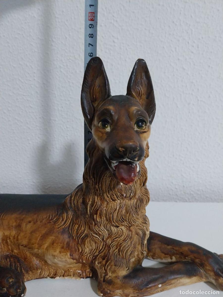 Antig&uuml;edades: Figura Vintage Pastor Alem&aacute;n - Foto 10
