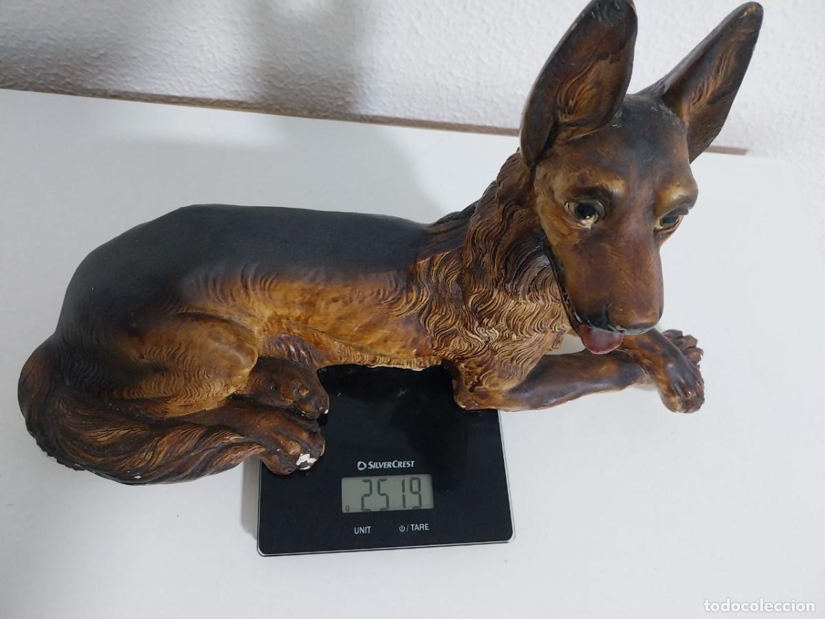 Antig&uuml;edades: Figura Vintage Pastor Alem&aacute;n - Foto 11