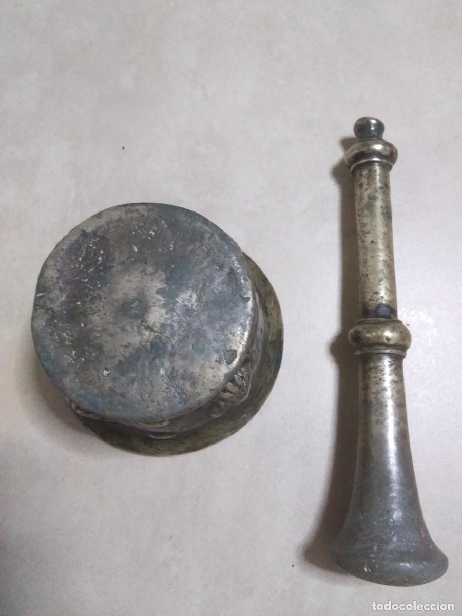 Antig&uuml;edades: Antiguo Mortero o Almirez de Conchas en bronce - Foto 6