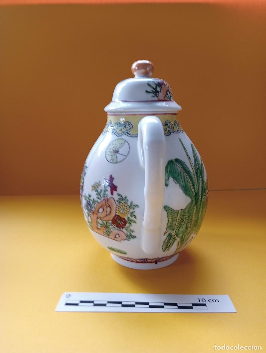 Antig&uuml;edades: Tetera porcelana Macao - Foto 4