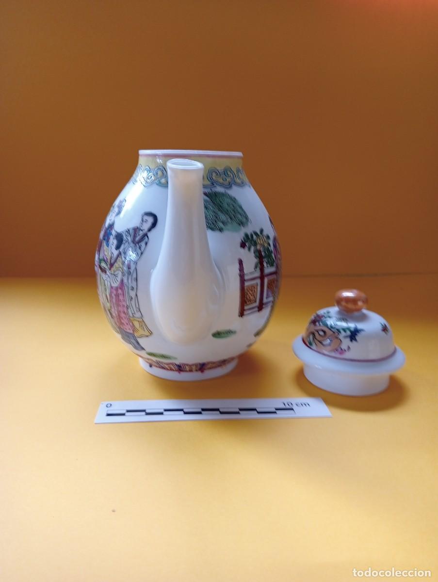 Antig&uuml;edades: Tetera porcelana Macao - Foto 5