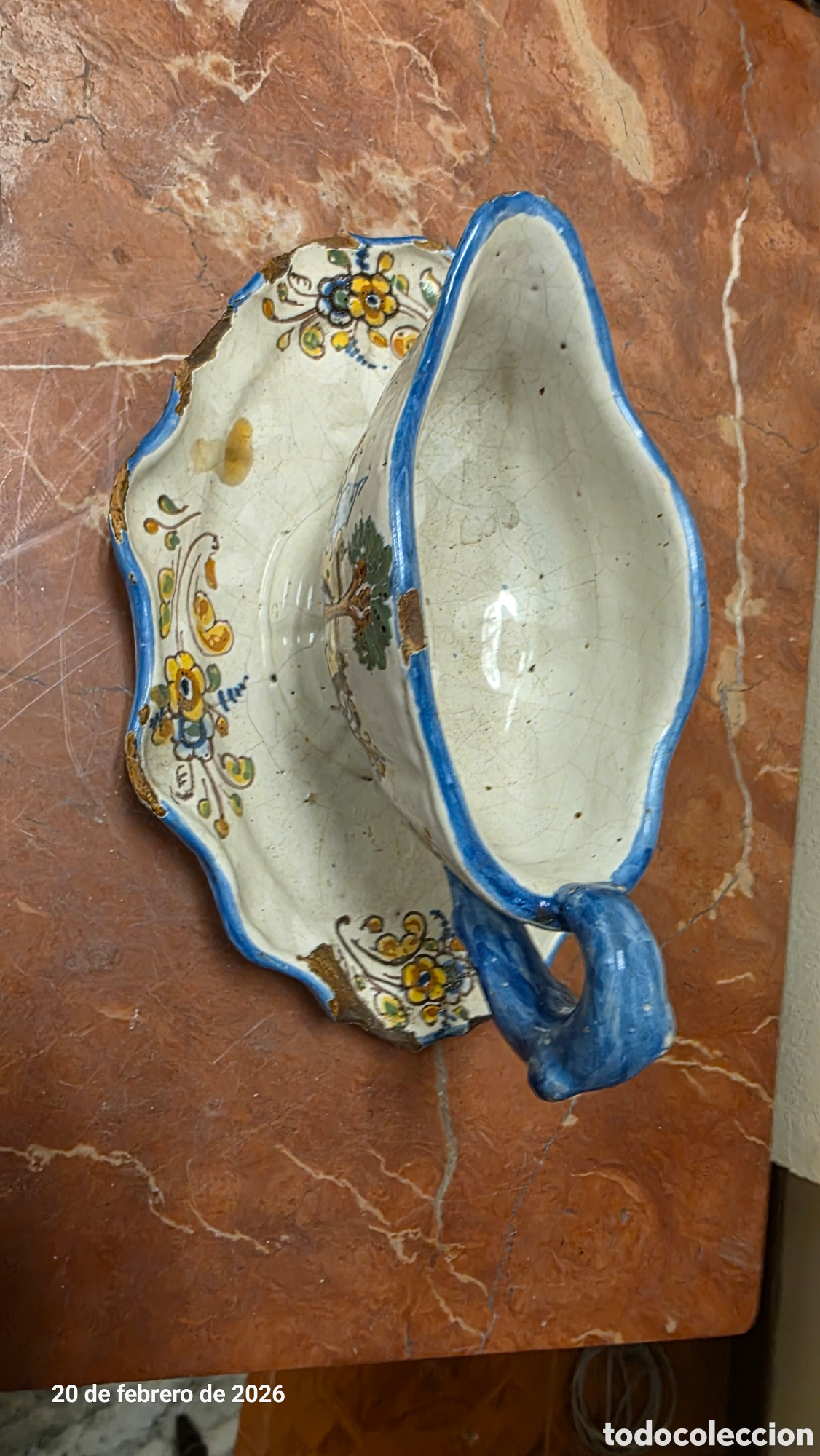 Antig&uuml;edades: Ensaladera talavera pineiro - Foto 2