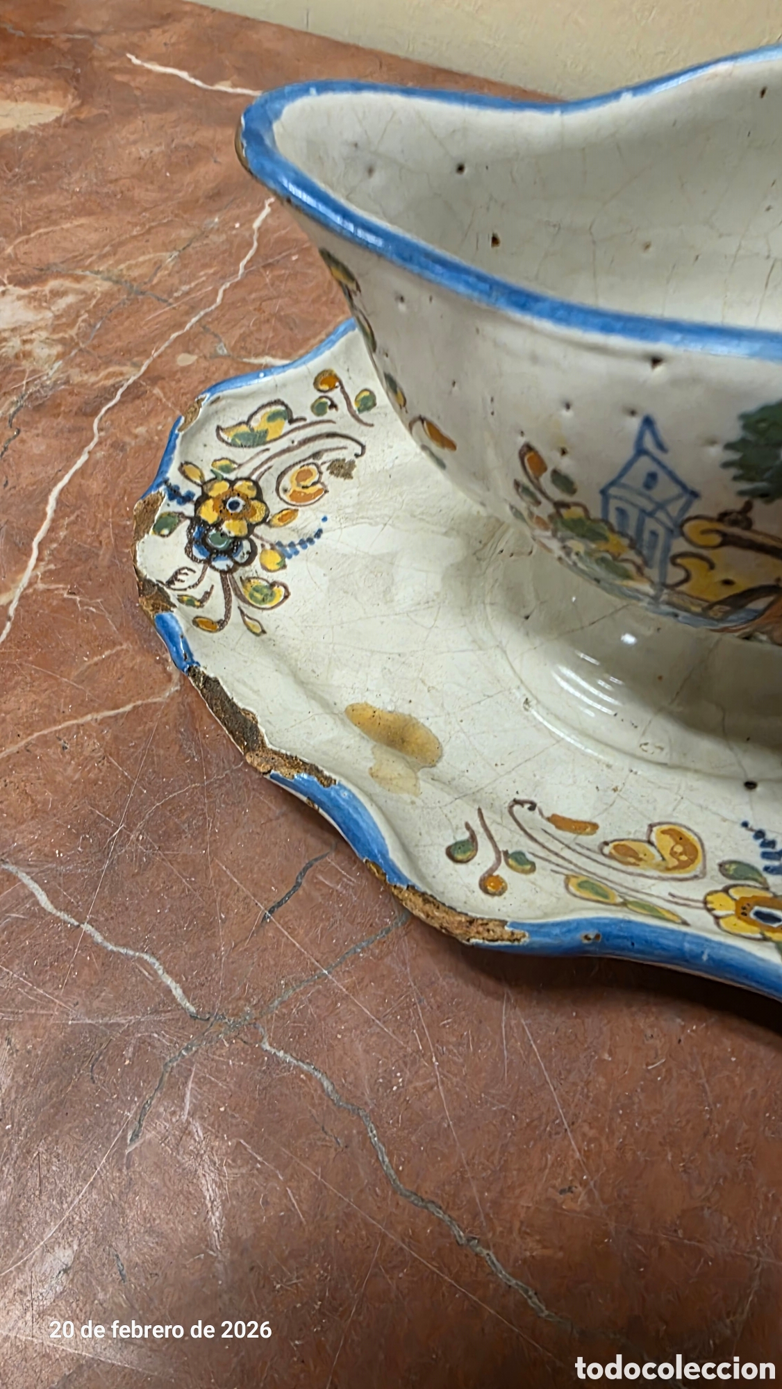 Antig&uuml;edades: Ensaladera talavera pineiro - Foto 6
