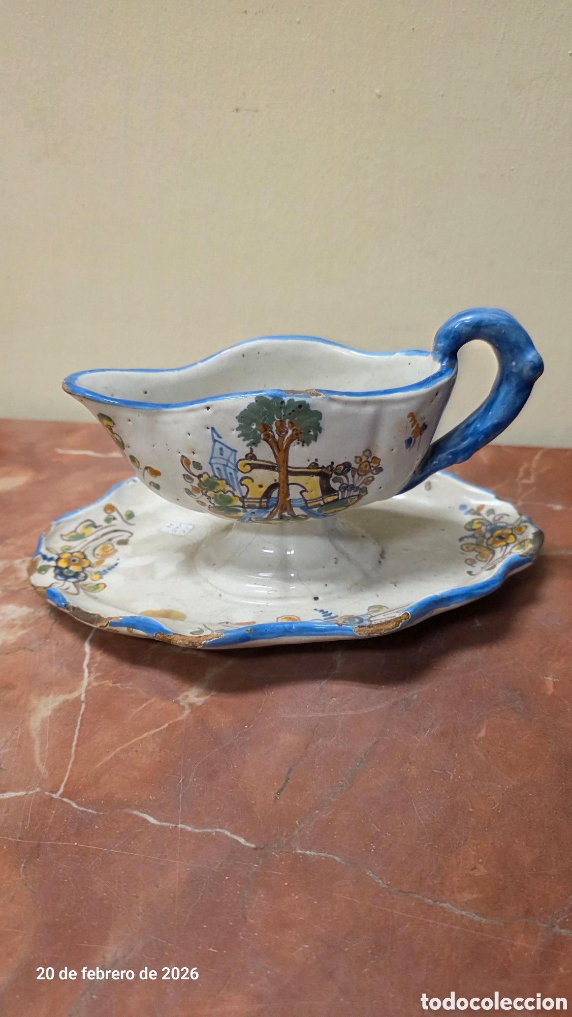 Antig&uuml;edades: Ensaladera talavera pineiro - Foto 1