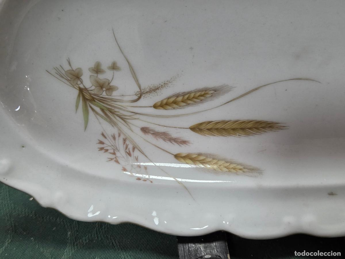 Antig&uuml;edades: bandeja de porcelana - Foto 2