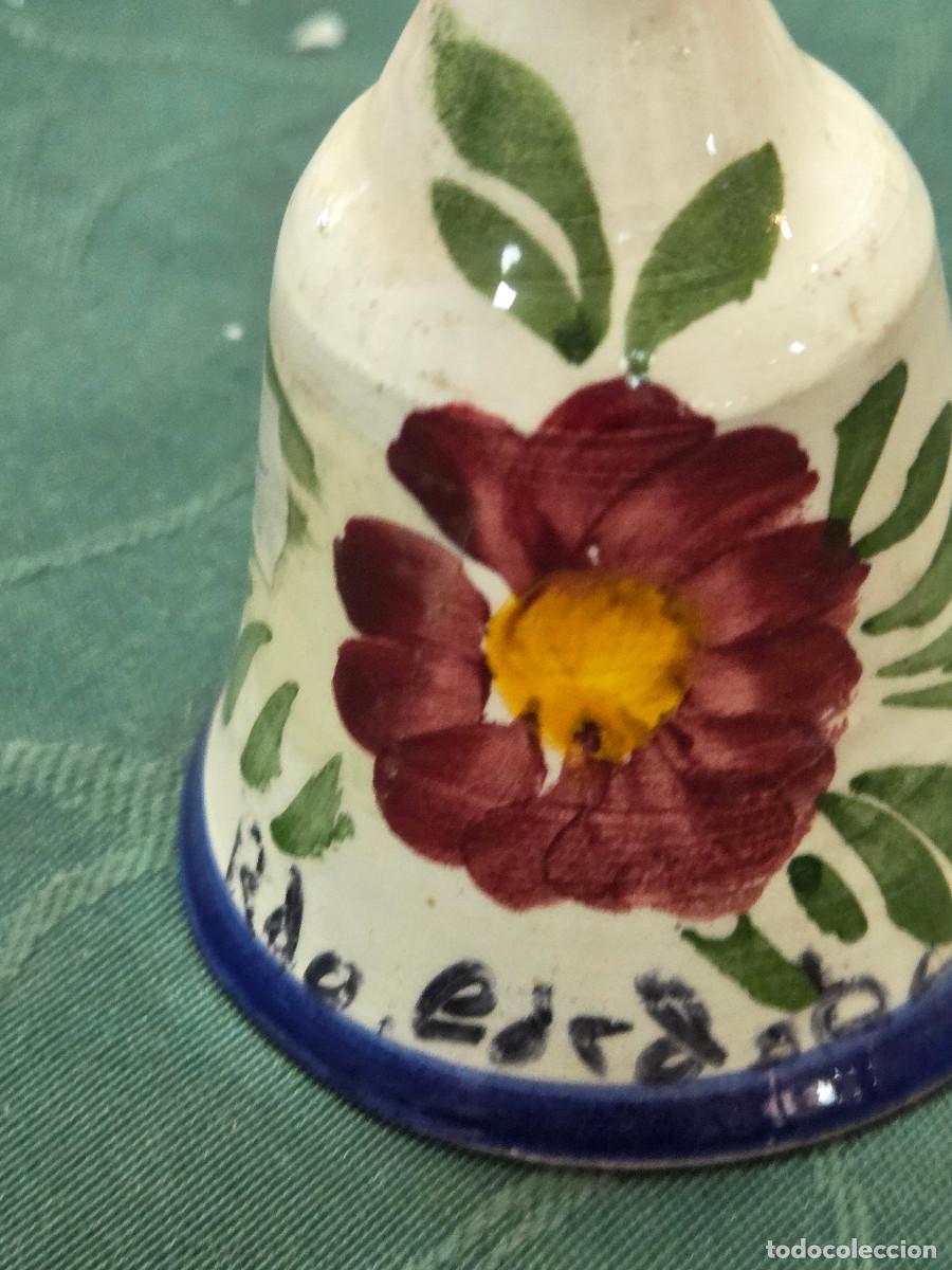 Antig&uuml;edades: campana de ceramica vintage - Foto 2