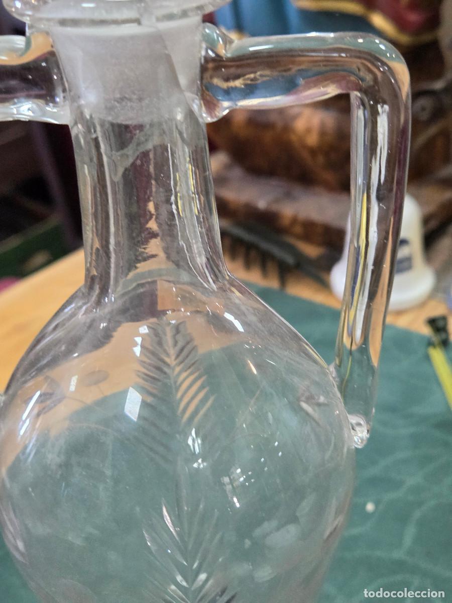 Antig&uuml;edades: anfora de cristal antiguo - Foto 2