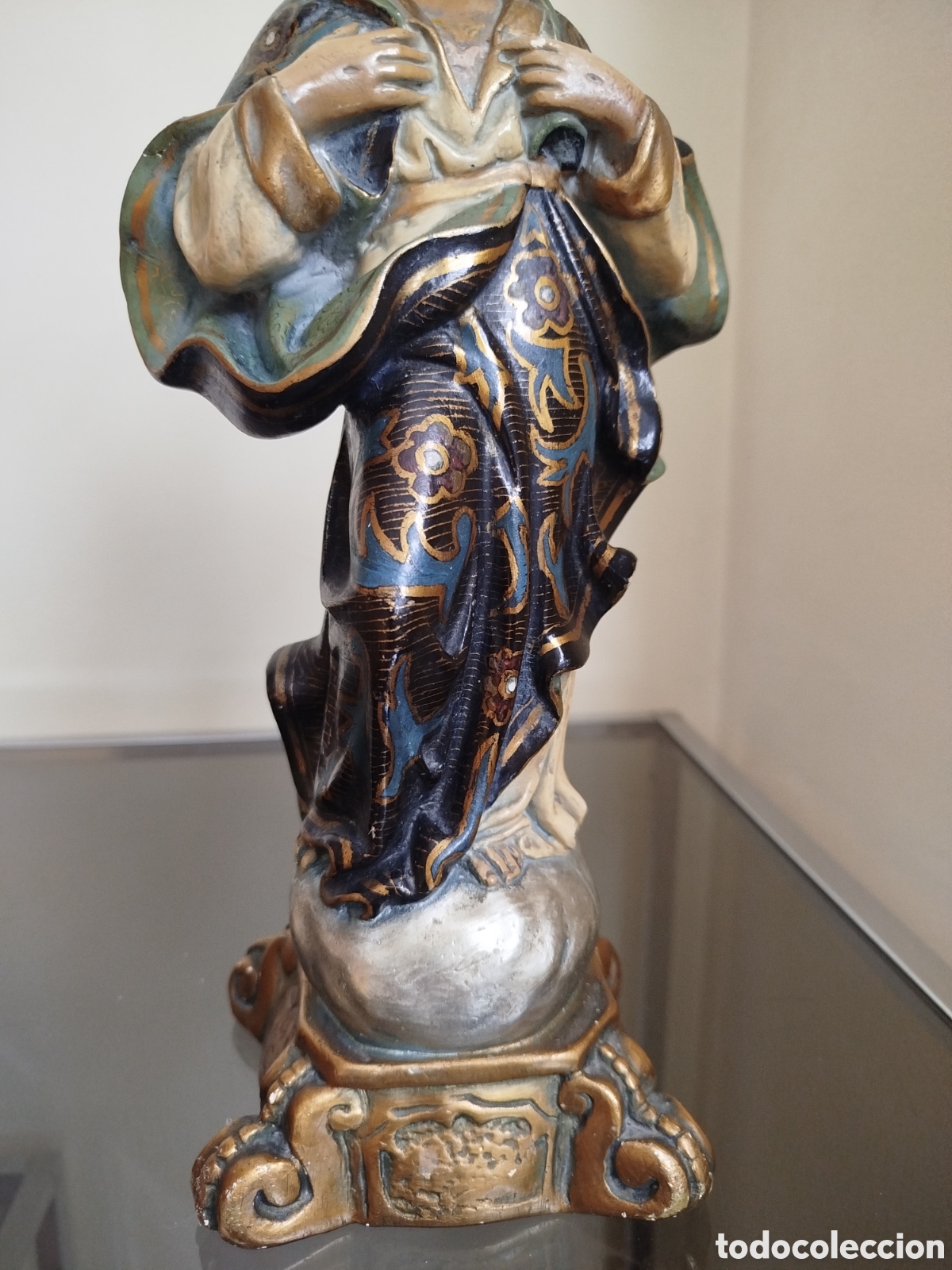 Antig&uuml;edades: Sagrado Coraz&oacute;n de Jes&uacute;s de estuco - Foto 10