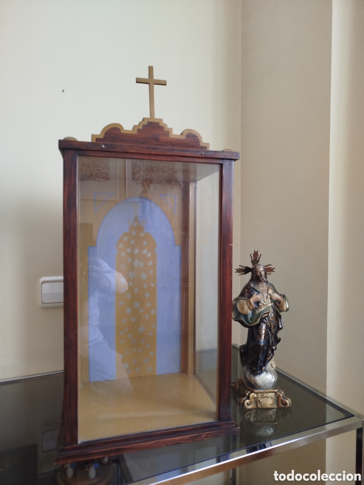 Antig&uuml;edades: Sagrado Coraz&oacute;n de Jes&uacute;s de estuco - Foto 17