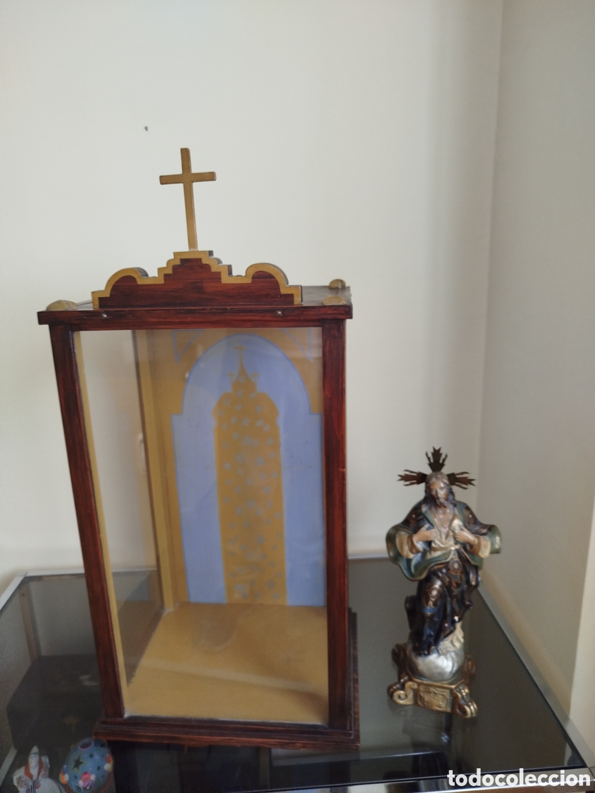 Antig&uuml;edades: Sagrado Coraz&oacute;n de Jes&uacute;s de estuco - Foto 19