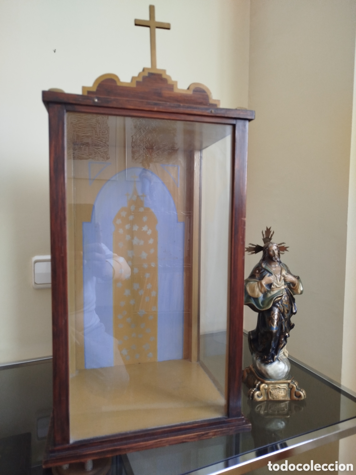 Antig&uuml;edades: Sagrado Coraz&oacute;n de Jes&uacute;s de estuco - Foto 20