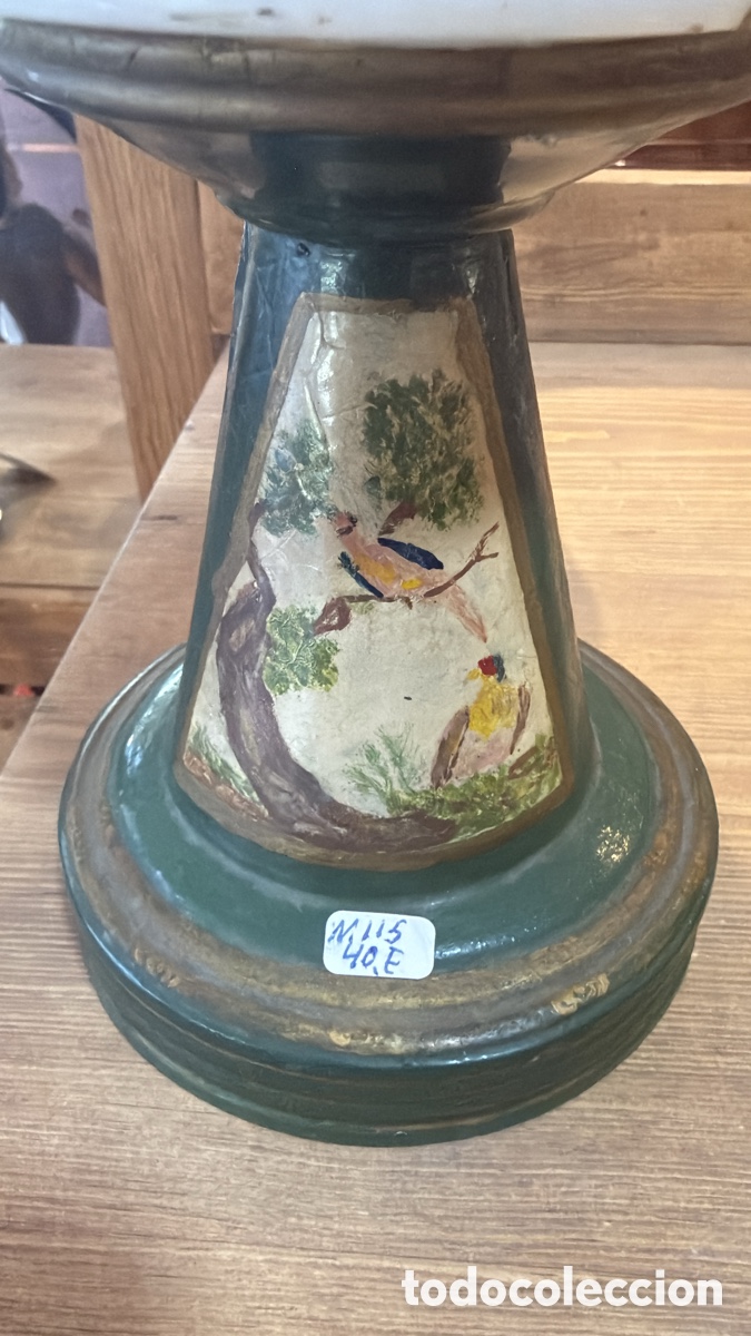 Antig&uuml;edades: QUINQU&Eacute; CER&Aacute;MICA ANTIGUO - Foto 3