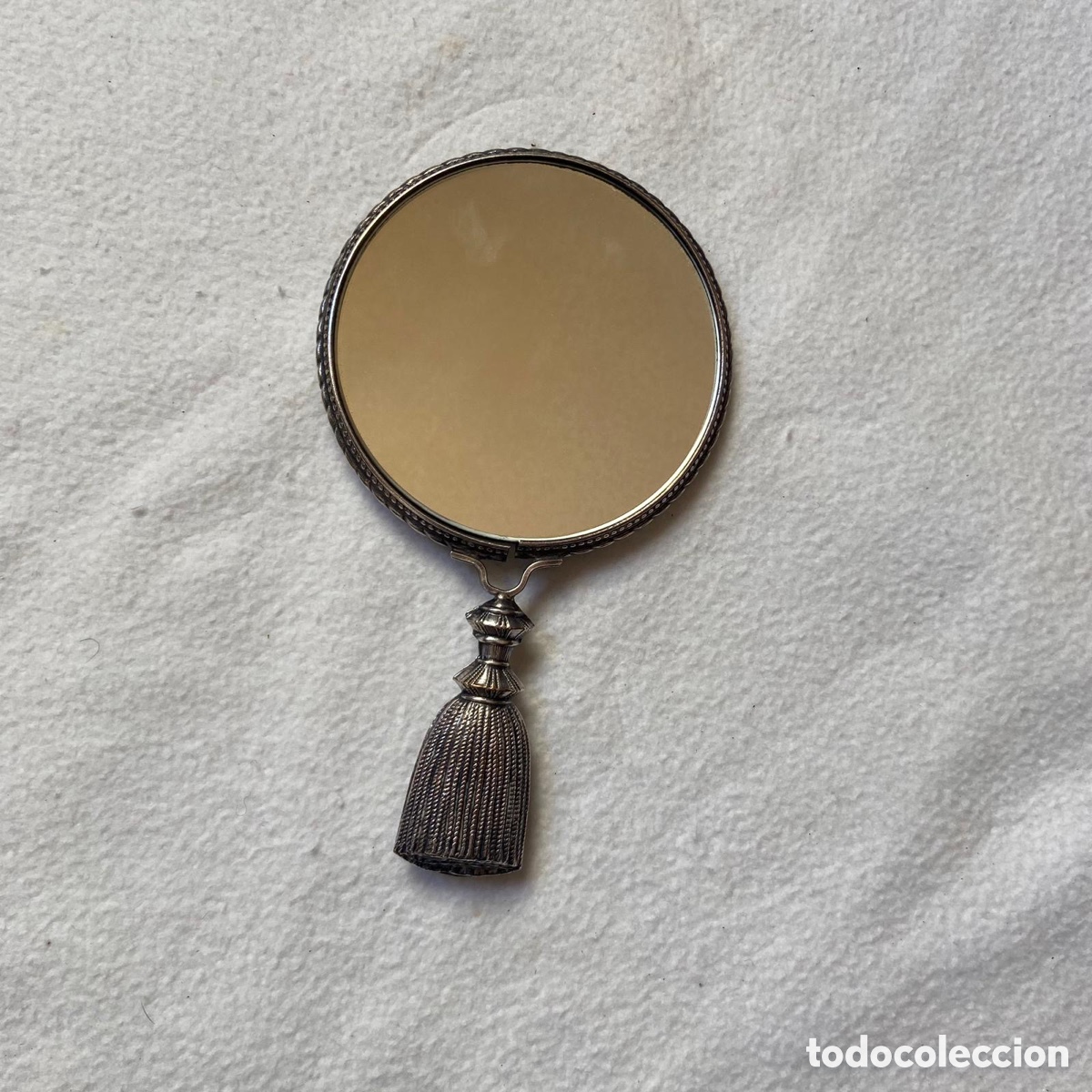 Antig&uuml;edades: Espejo de mano antiguo Art D&eacute;co - Foto 2