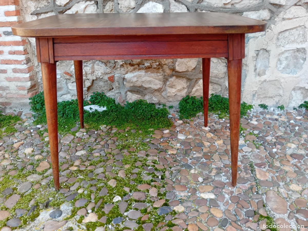 Antig&uuml;edades: Mesa d&eacute;cada de los 40/50 encerada y patinada - Foto 4