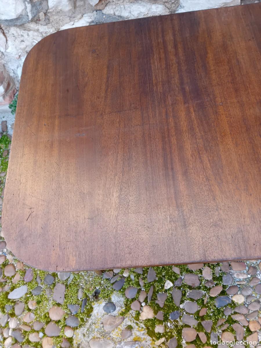 Antig&uuml;edades: Mesa d&eacute;cada de los 40/50 encerada y patinada - Foto 6