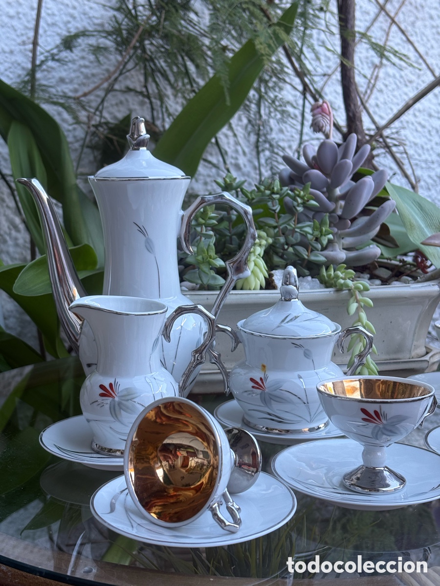 Antig&uuml;edades: JUEGO DE CAF&Eacute; VINTAGE - Foto 5