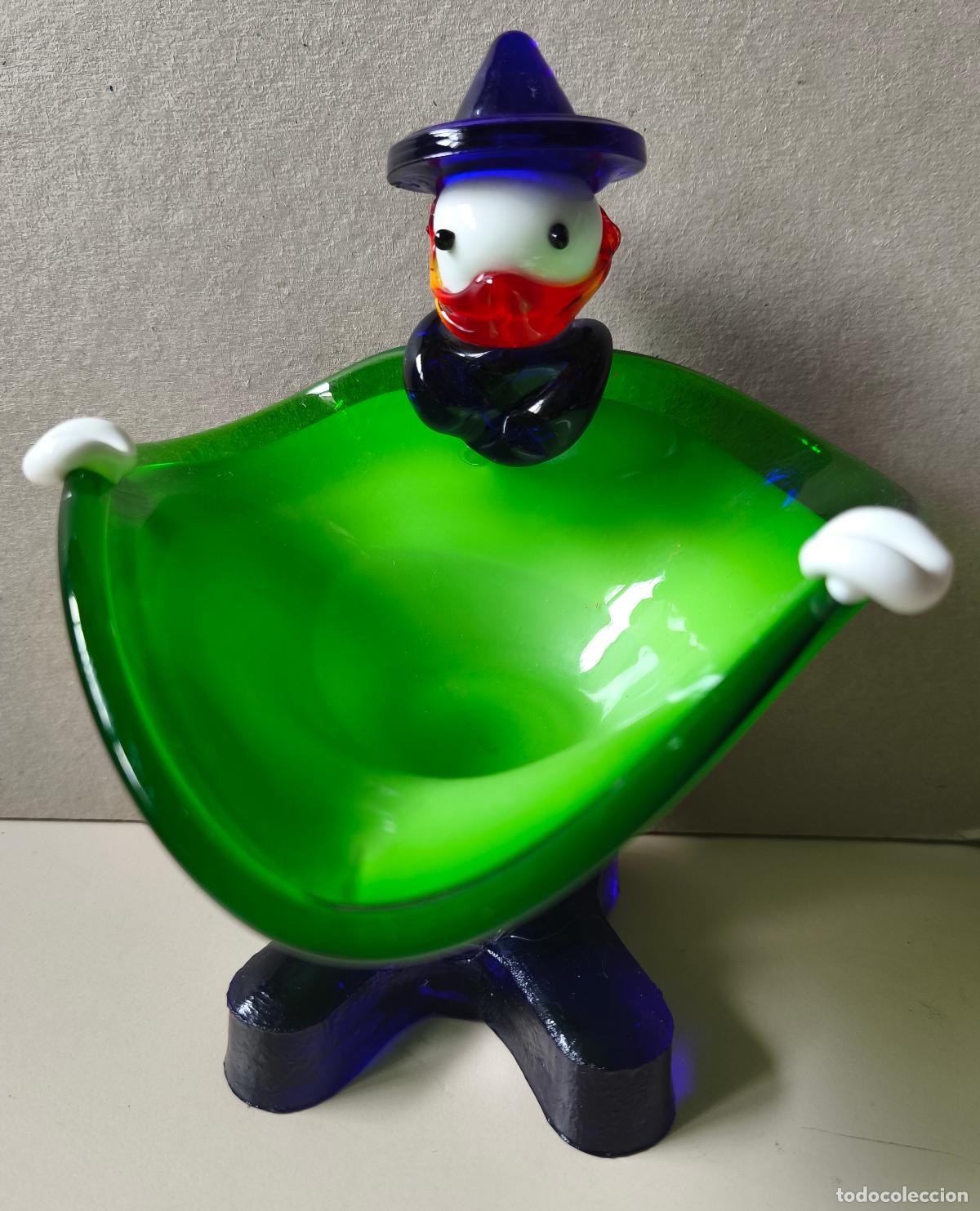 Antig&uuml;edades: Payaso de cristal de murano de 15 cm. - Foto 1