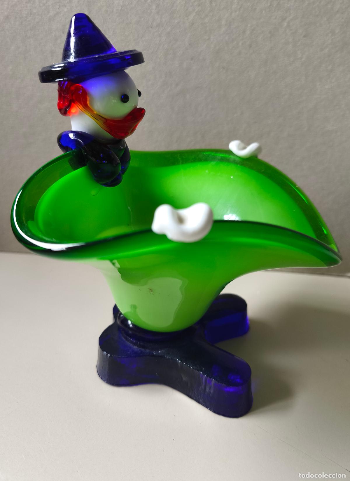 Antig&uuml;edades: Payaso de cristal de murano de 15 cm. - Foto 4