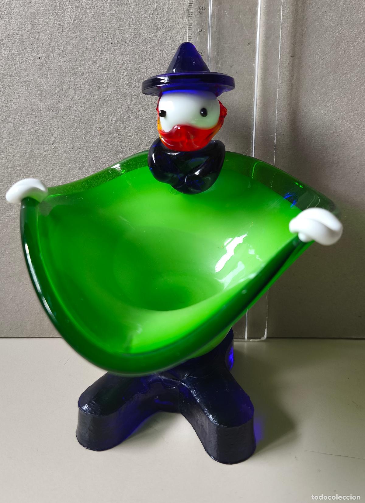 Antig&uuml;edades: Payaso de cristal de murano de 15 cm. - Foto 7