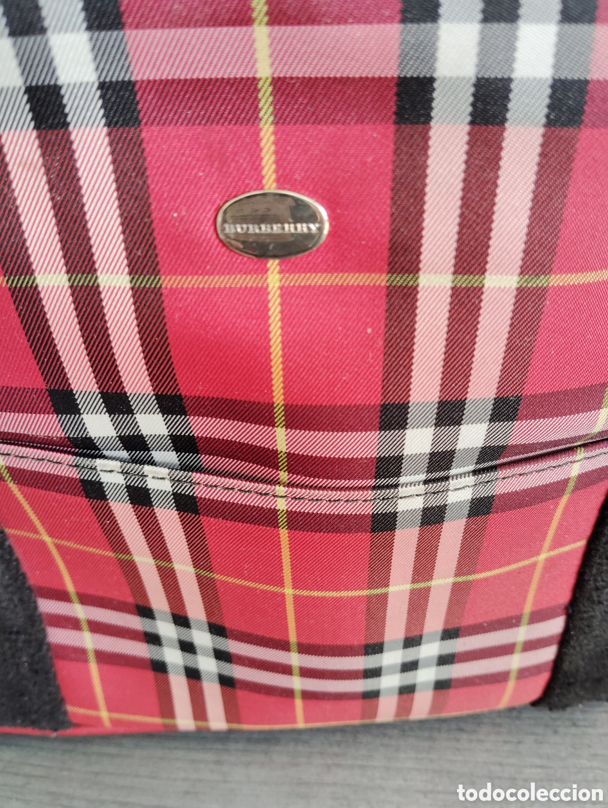 Antig&uuml;edades: Bolso burberry cl&aacute;sico de mano - Foto 3