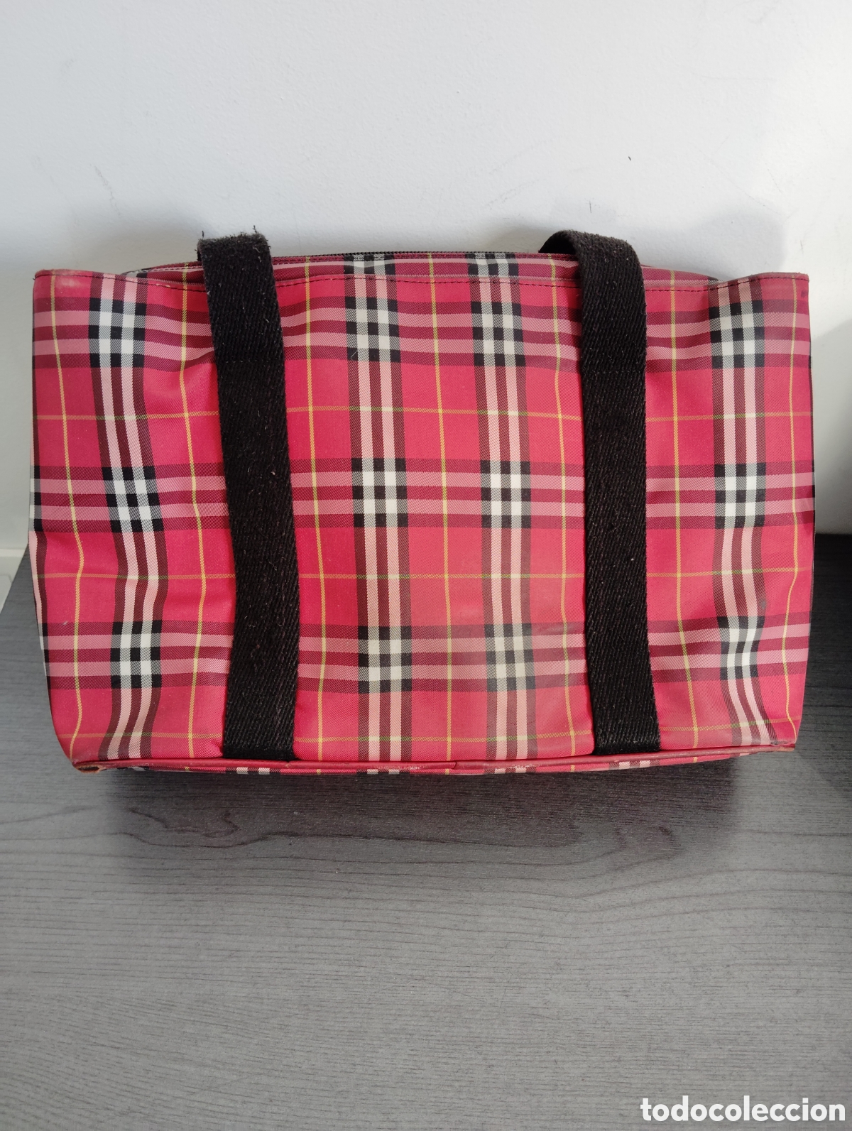 Antig&uuml;edades: Bolso burberry cl&aacute;sico de mano - Foto 5
