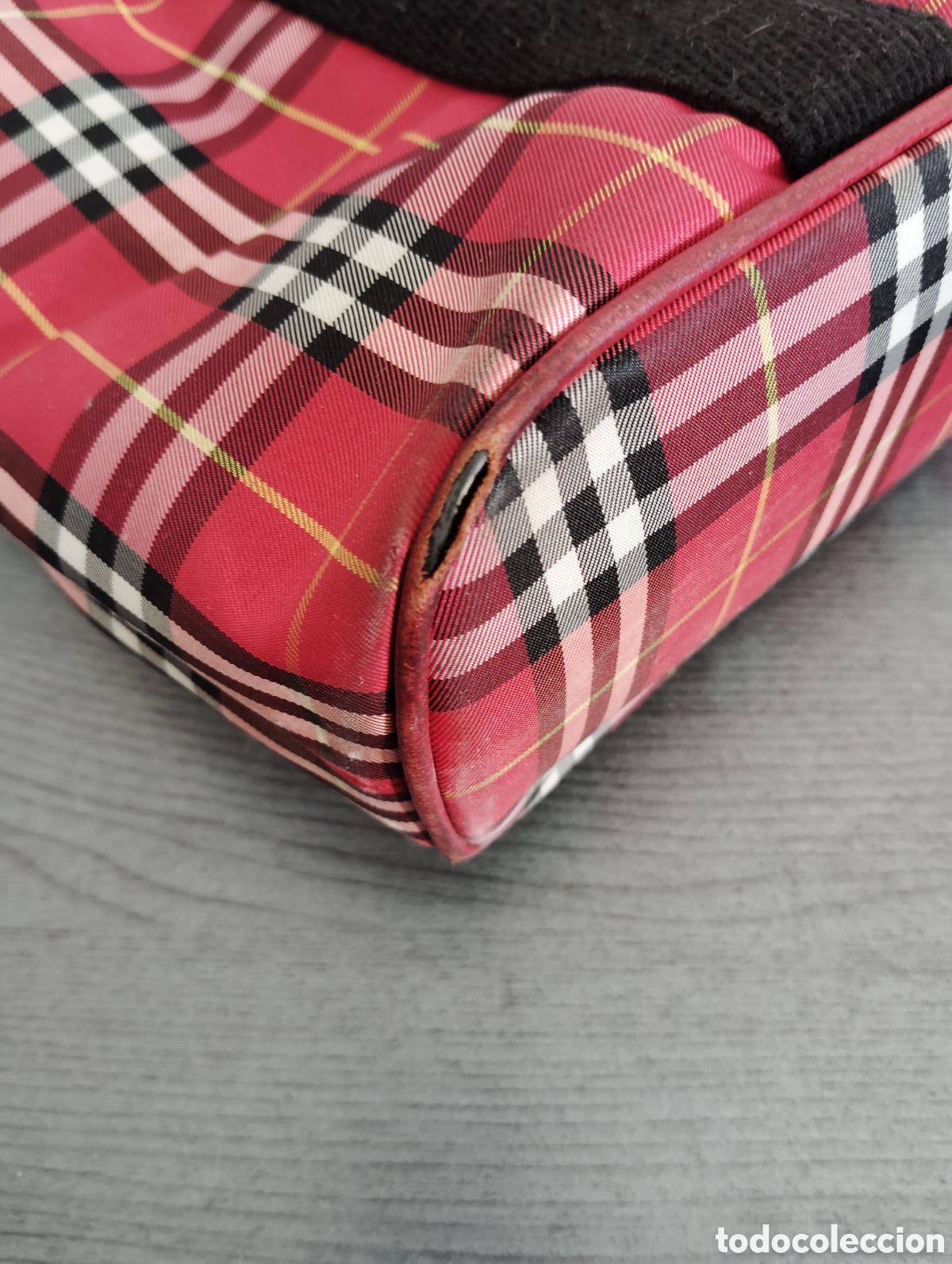 Antig&uuml;edades: Bolso burberry cl&aacute;sico de mano - Foto 6