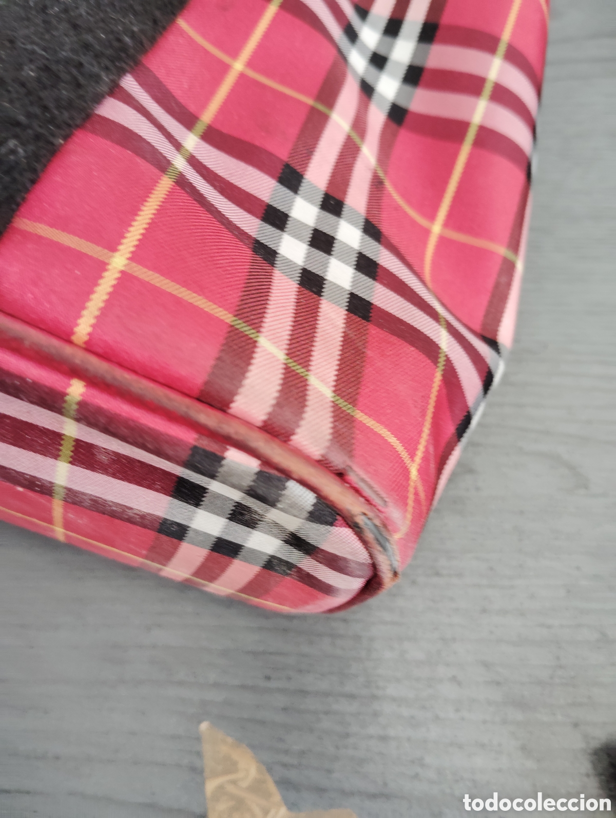 Antig&uuml;edades: Bolso burberry cl&aacute;sico de mano - Foto 7