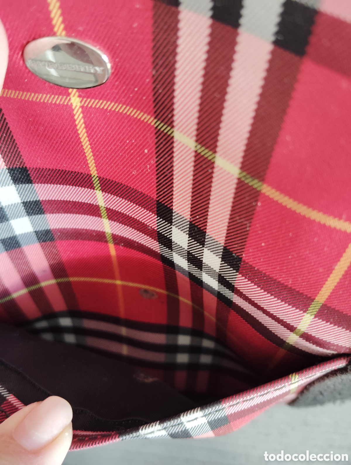 Antig&uuml;edades: Bolso burberry cl&aacute;sico de mano - Foto 10