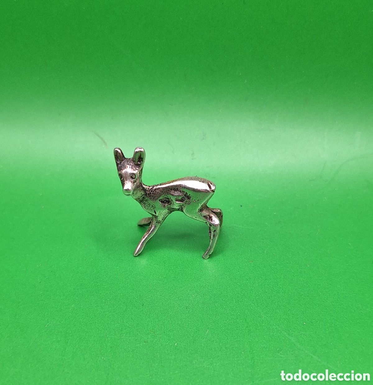 Antig&uuml;edades: Peque&ntilde;o Ciervo - Cervatillo de Plata - - Foto 2