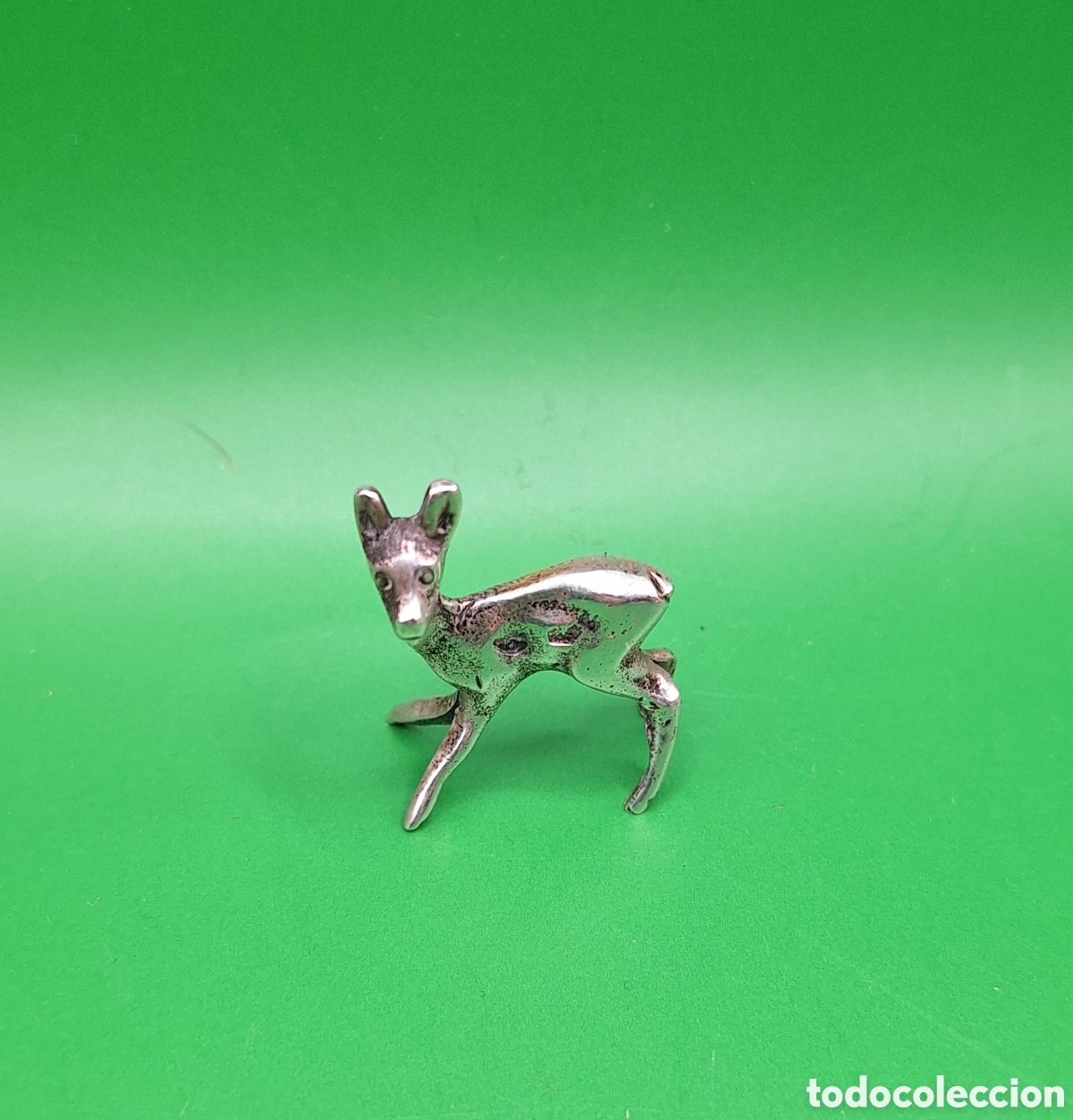 Antig&uuml;edades: Peque&ntilde;o Ciervo - Cervatillo de Plata - - Foto 4