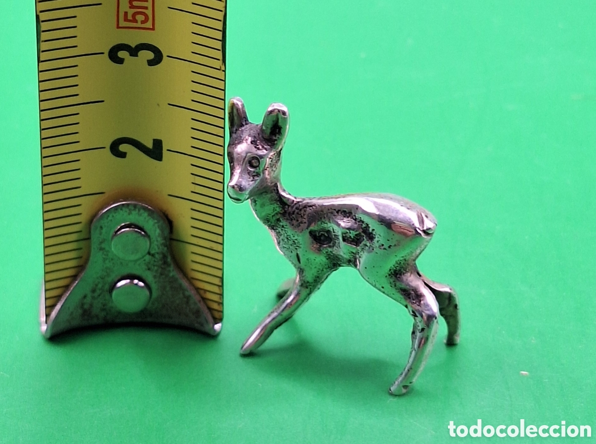 Antig&uuml;edades: Peque&ntilde;o Ciervo - Cervatillo de Plata - - Foto 11