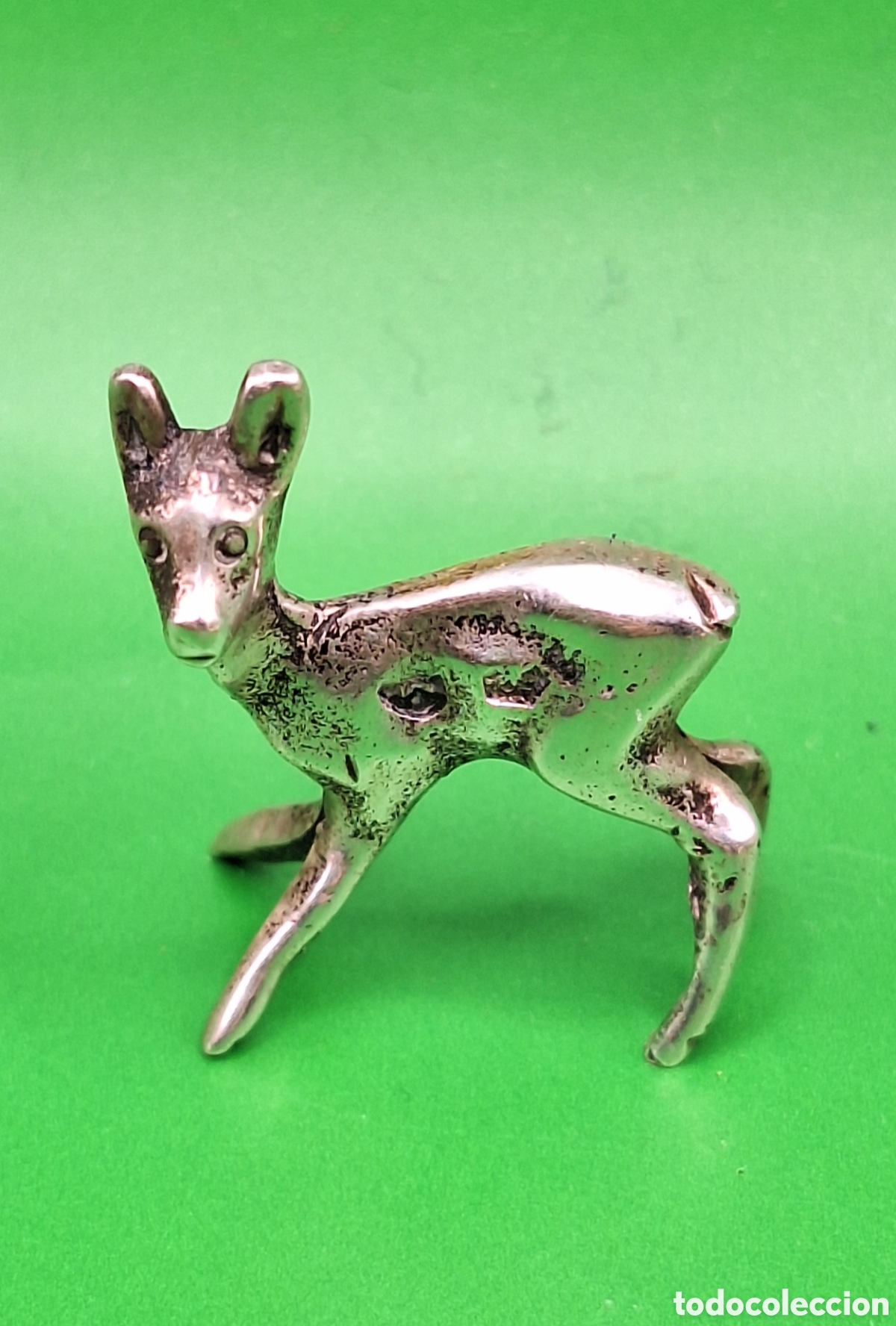 Antig&uuml;edades: Peque&ntilde;o Ciervo - Cervatillo de Plata - - Foto 1