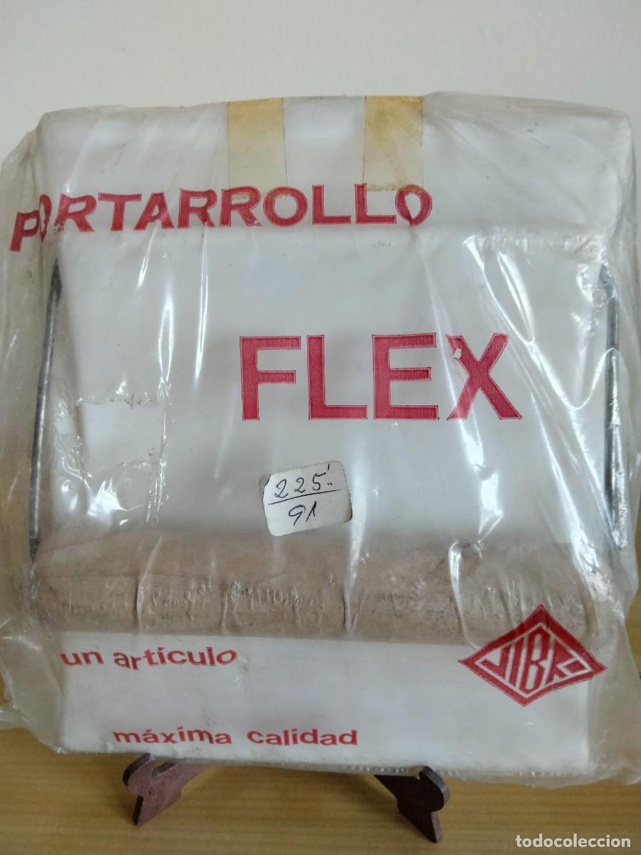 Antig&uuml;edades: ANTIGUO PORTARROLLO FLEX VIBRO - Foto 2