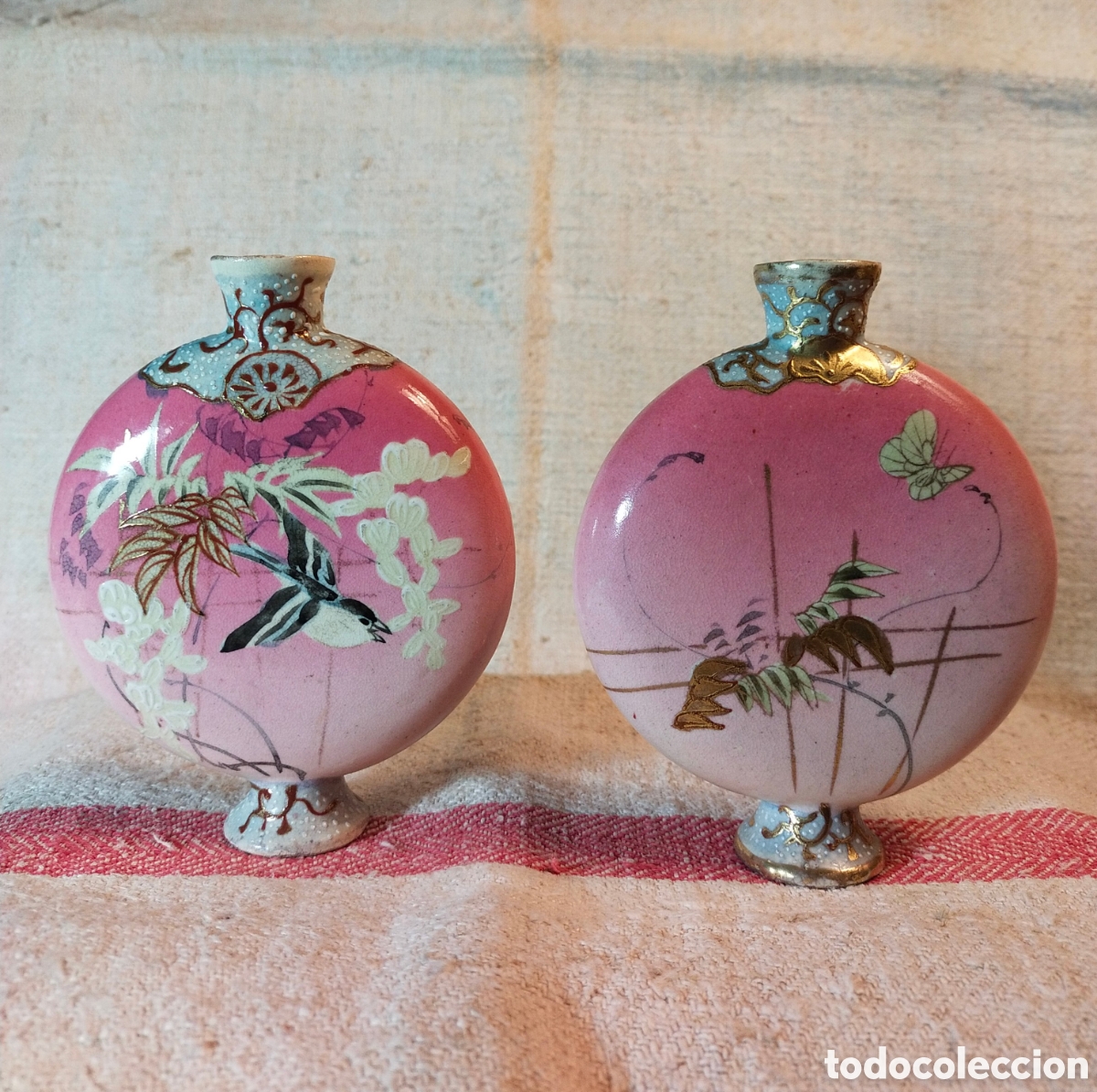 Antig&uuml;edades: Pareja de violetero o perfumero - Foto 3