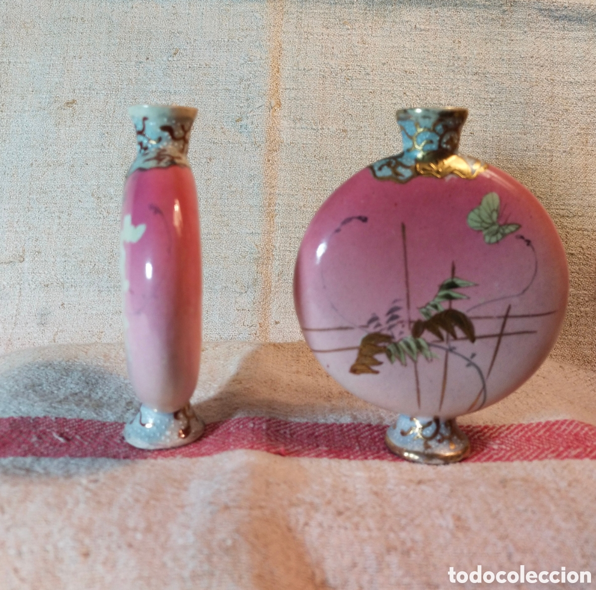 Antig&uuml;edades: Pareja de violetero o perfumero - Foto 4