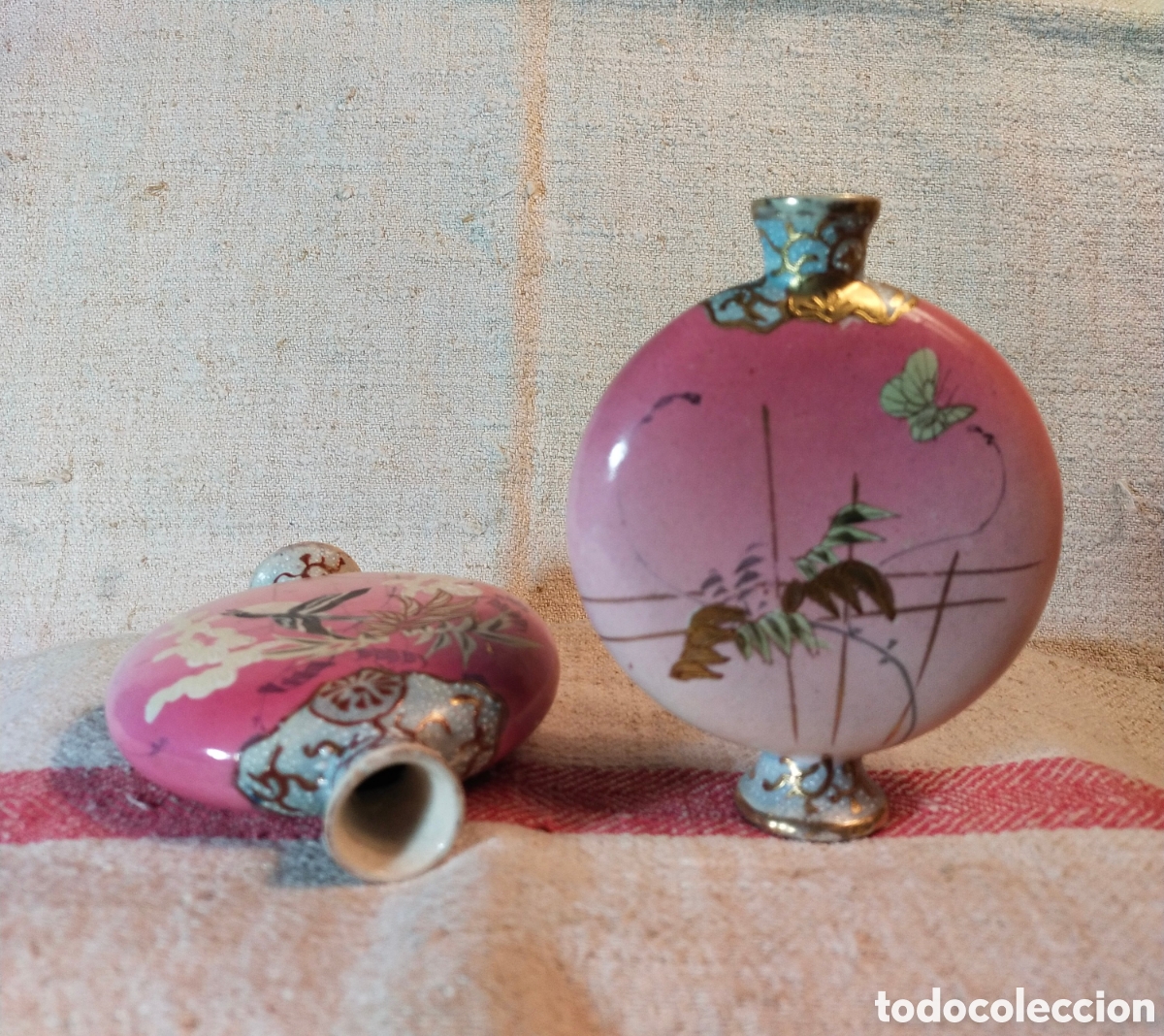 Antig&uuml;edades: Pareja de violetero o perfumero - Foto 5