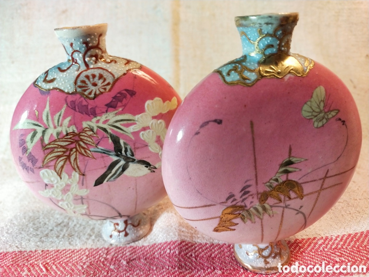 Antig&uuml;edades: Pareja de violetero o perfumero - Foto 8