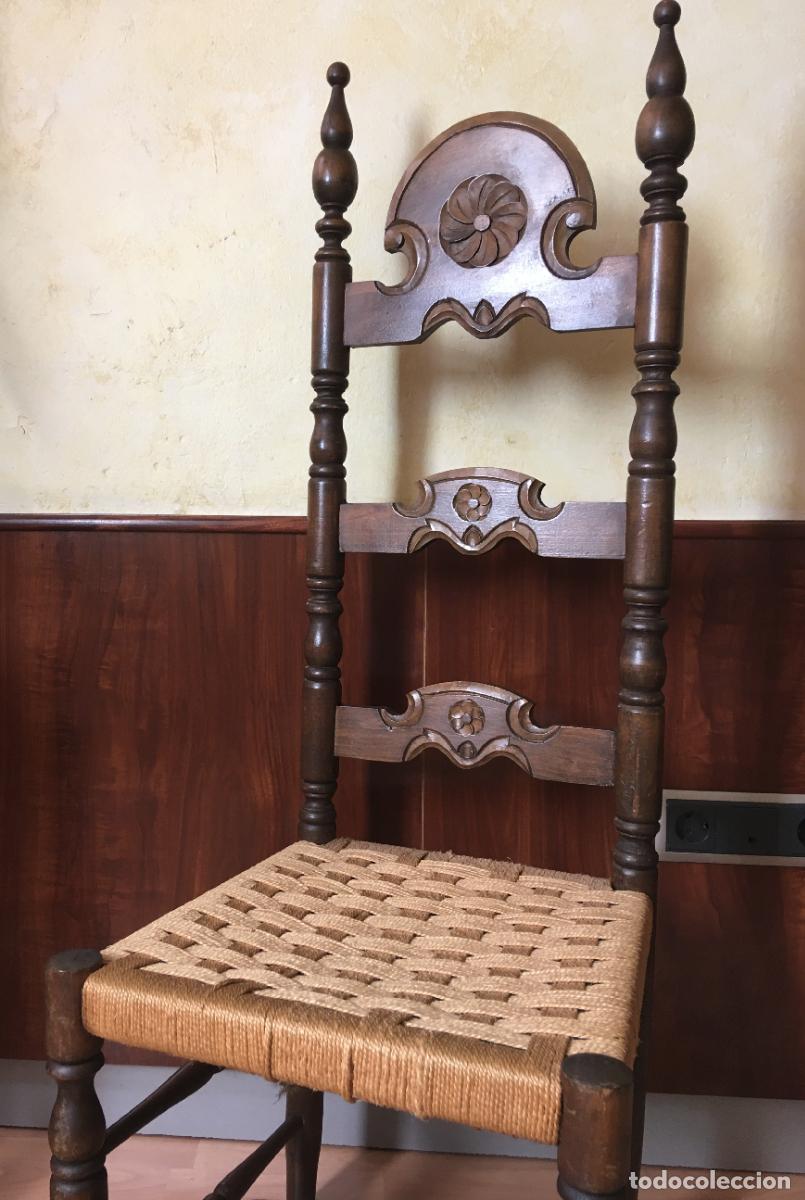 Antig&uuml;edades: 2 Sillas castellanas - Foto 5