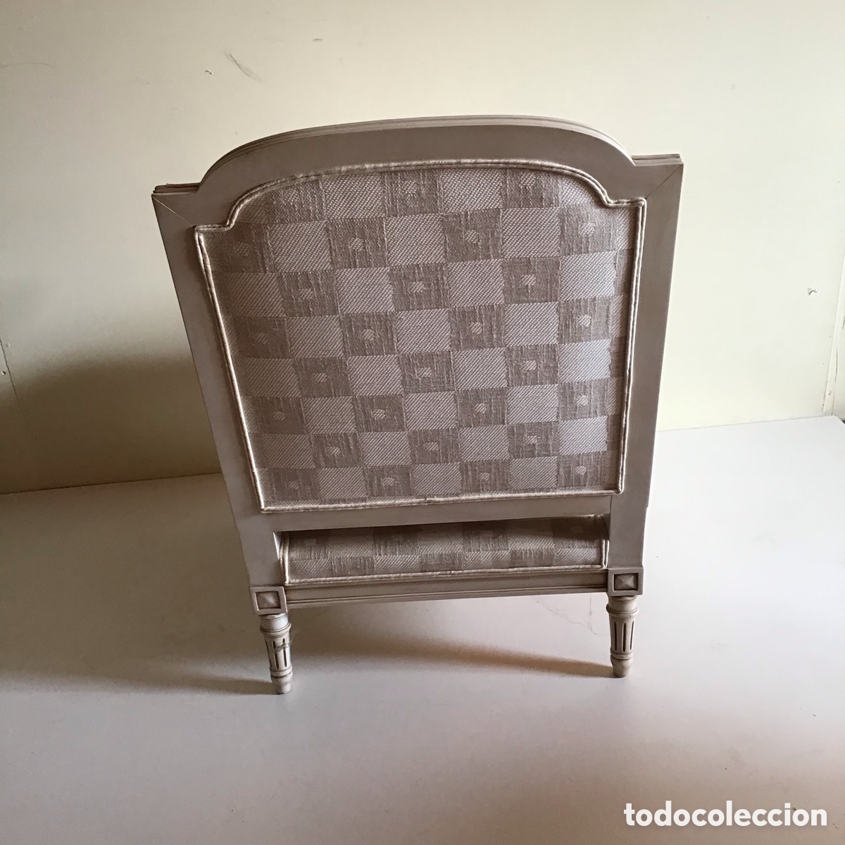 Antig&uuml;edades: 1 sill&oacute;n estilo franc&eacute;s Luis XVI - Foto 2