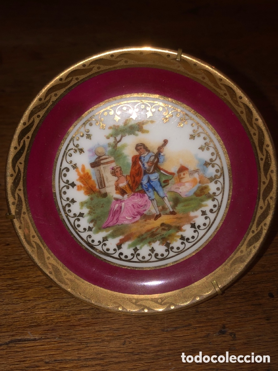 Antig&uuml;edades: Platillo porcelana limoges - Foto 2