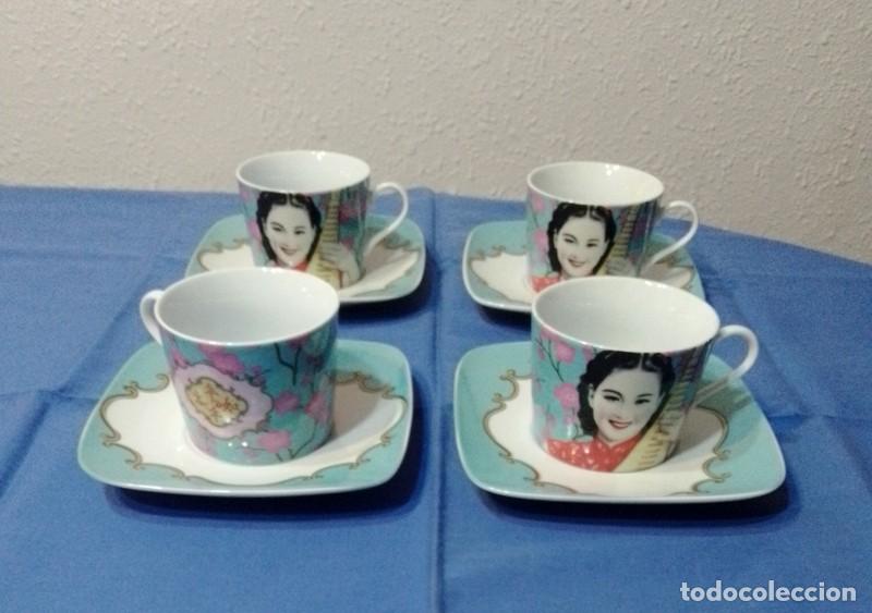 Antig&uuml;edades: Juego de cafe porcelana - Foto 1