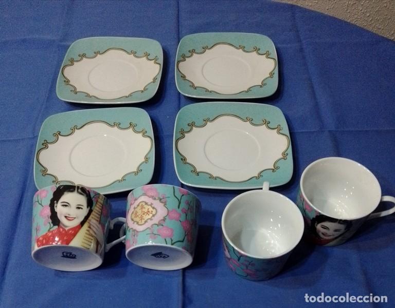 Antig&uuml;edades: Juego de cafe porcelana - Foto 3