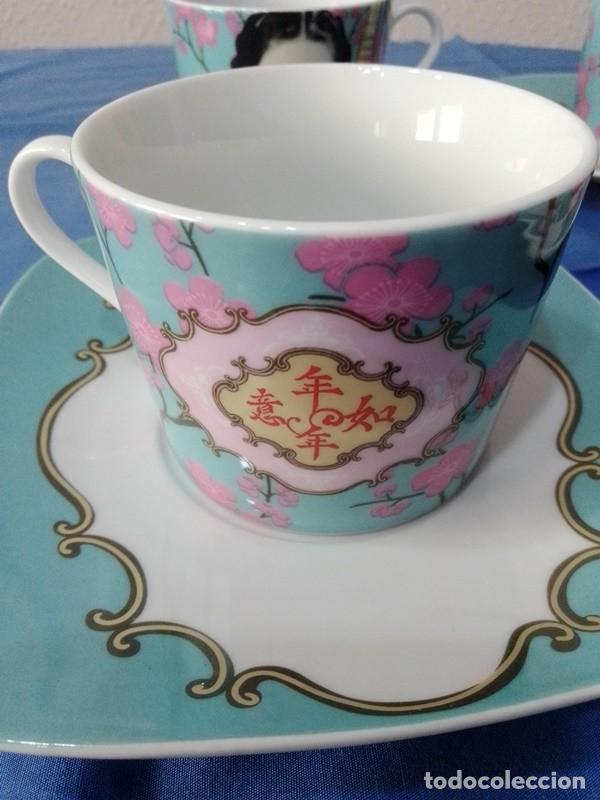 Antig&uuml;edades: Juego de cafe porcelana - Foto 5
