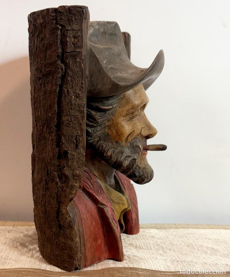 Antig&uuml;edades: Busto Hombre Fumando - Foto 3