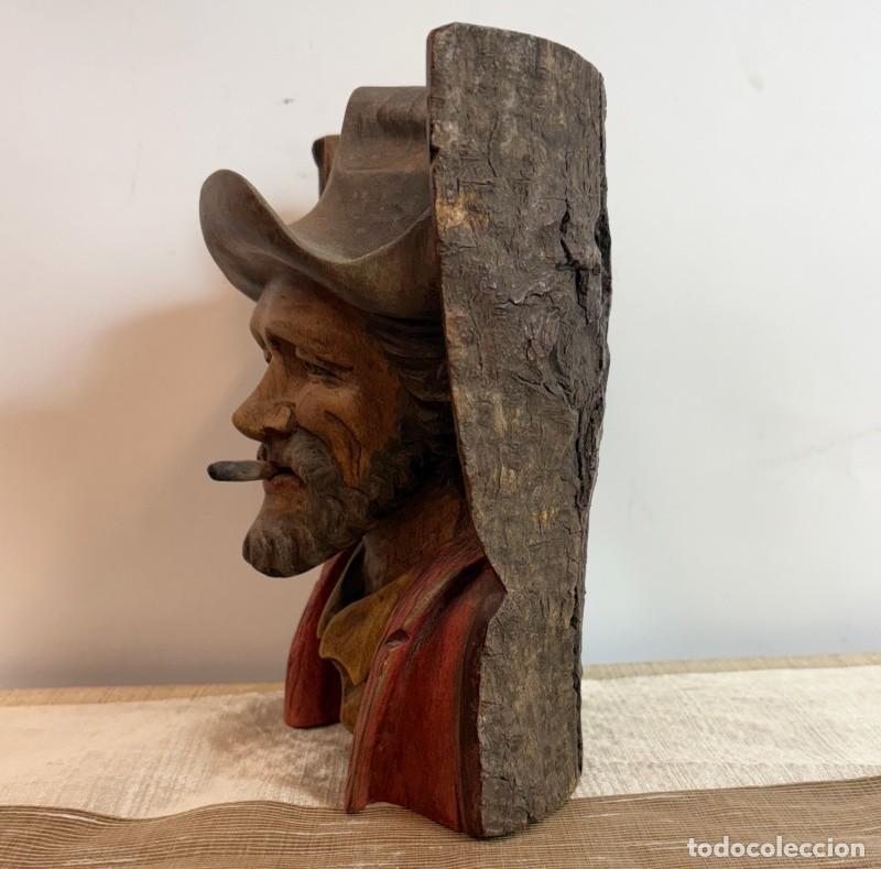 Antig&uuml;edades: Busto Hombre Fumando - Foto 4