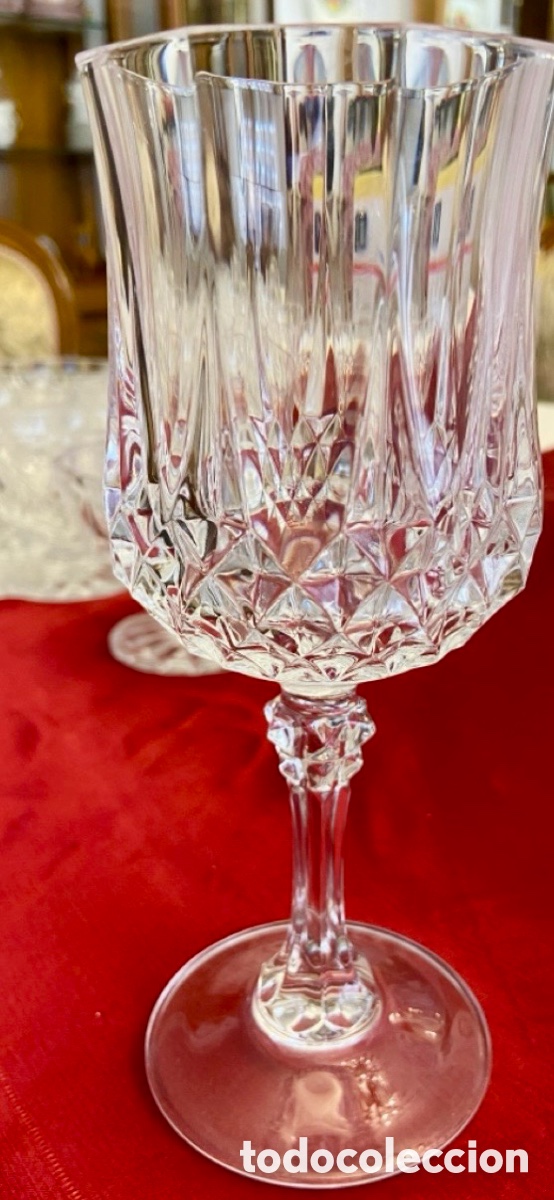 Antig&uuml;edades: Juego de copas de cristal de Arques - Foto 5