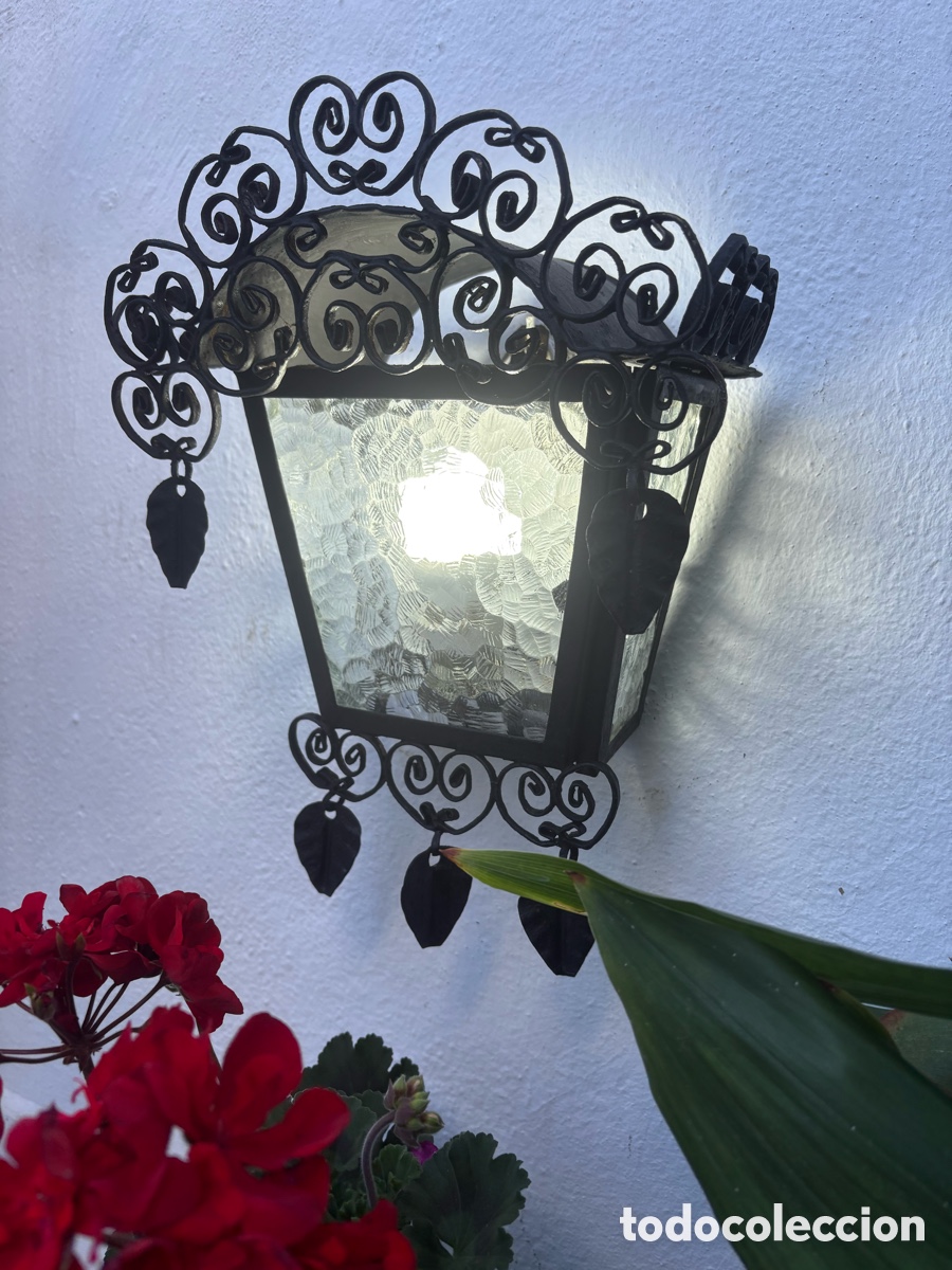 Antig&uuml;edades: FAROL ANDALUZ DE FORJA. - Foto 6